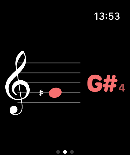 SingTuner Watch staff view — G#4