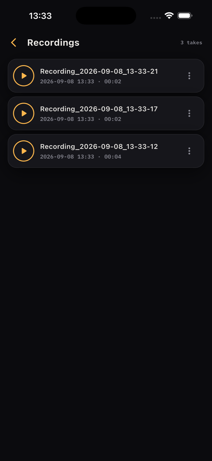 SingVoicer recordings library